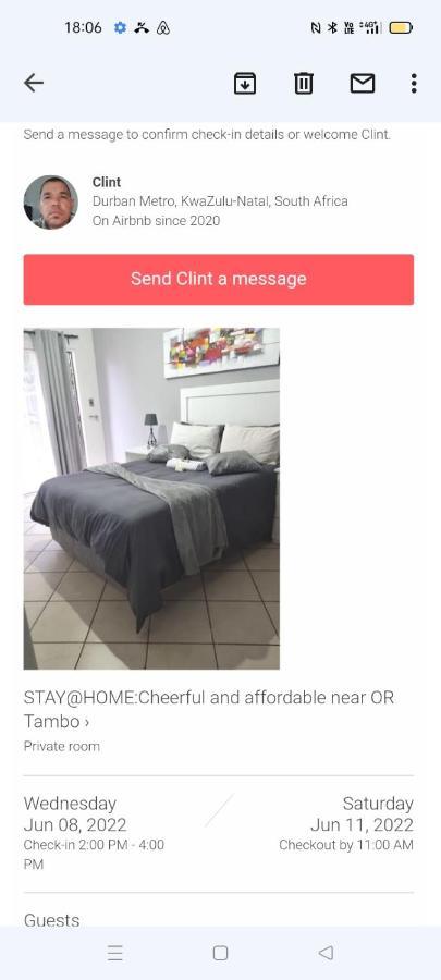 Stay At Home Airport Lodge Kempton Park Eksteriør bilde